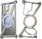 NIFBANG Z Shape für Samsung Galaxy s24 Ultra Hülle mit Magsafe,Rahmenlose Metall Aluminium,Militärnorm Schutz Magnetische Handyhülle,Für Samsung Galaxy s24 Ultra Case,Stoßfest Schutzhülle mit Ständer