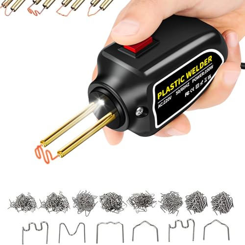 100W Kunststoff Schweißgerät dellen reparaturset auto mit 800PCS schweißnagel,Plastik schweißgerät für schweißen,Kunststoff reparaturset schweißgeräte für plastik Autoteile/stoßstangen/kayak