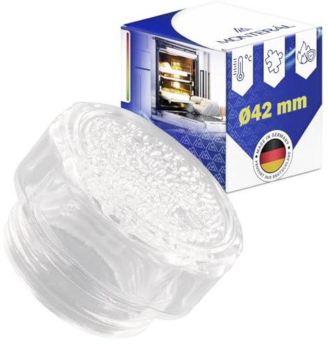Ampoule four Encastrable Couvercle en Verre avec un Diamètre de Ø42 mm avec le Code Original 481010646361 pour Whirlpool pour Philips C00325847 pour Ariston pour Indesit - MADE IN EU - MONTERAL