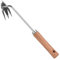 Désherbeur Manuel, Arrache Mauvaise Herbes Jardinage, 2 pièces Outil De Désherbage Manuel, Désherbage en Acier Inoxydable, pour Les Pelouses, Les Jardins, Le Gazon