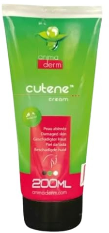 RL24 Animaderm - Wundheilcreme Cutene – 1 x 200 ml | Wundsalbe für Pferde – regeneriert geschädigte Pferdehaut – Wundheilsalbe für alle Hautprobleme – Heilsalbe