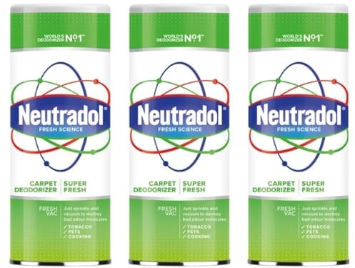 Neutradol Carpet Deodoriser | Super Fresh 350g (pack of 3)