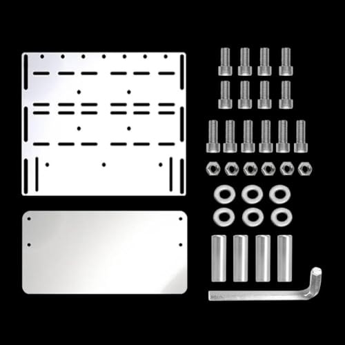 Simjack Pedals Universal-Pedalhalterungs-Grundplatte, kompatibel mit Simracing-Fahrzeugmodellen, passend für die Verwendung mit Rennpedalen mit der Teilenummer 8K1927225B 1G724-97012(PRO-DB)