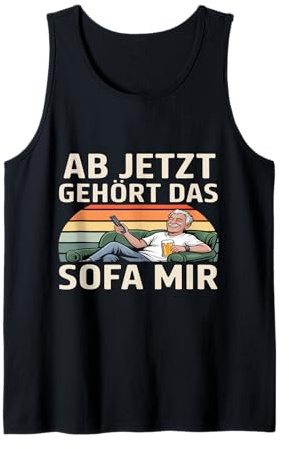 Ab Jetzt Gehört Das Sofa Mir Lustiger Rentner Tank Top