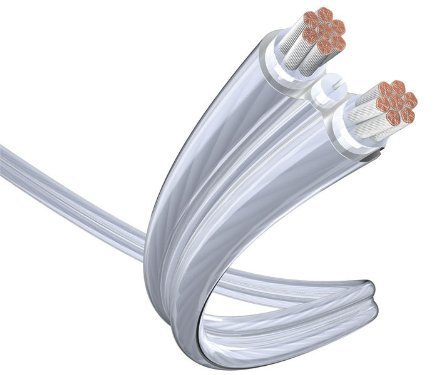 In-Akustik 0060212 Exzellenz Lautsprecherkabel Silver 2 x 2,5 mm² , Transparent