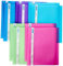 Rapesco 0917 Flexibles Sichtbuch, 40 Hüllen, A4, Sortierte Farben, 10 Stück