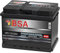 BSA Autobatterie 66Ah 12V 650A/EN ersetzt 60Ah 61Ah 62Ah 63Ah 64Ah 65Ah Extreme Startkraft