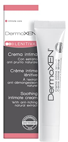 DERMOXEN Vaginal lindernde Intimcreme, Nützlich bei Juckreiz, Rötung, Brennen und Irritation im Intimbereich. Natürliche Wirksamkeit, klinisch getestet, ohne Kortison. 20 ml
