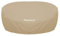 Holi Europe Sonneninsel Abdeckplane Premium Schutzhülle Liegeinsel Plane Haube Hülle Rund reißfest Lounge Polyrattan Sonnenliege Gartenliege 575g/lfm (230cm Breite x 85cm Höhe, Beige)