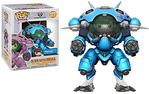 Funko - Overwatch-D.Va & Mech Exclusive (Blueberry) Figur, Mehrfarbig, 29161