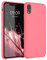 kwmobile Hülle kompatibel mit Apple iPhone XR Hülle - Silikon Handy Case - Handyhülle weiche Oberfläche - kabelloses Laden - Neon Koralle