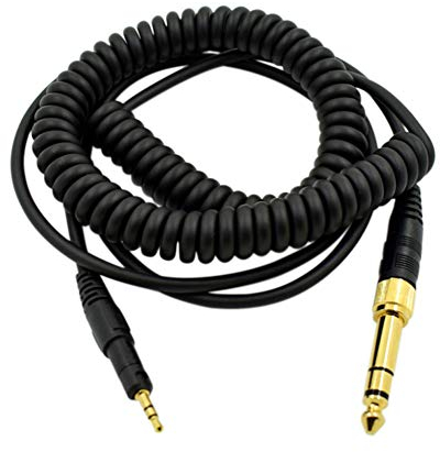 Xingsiyue Cavo per Cuffie Cordone Audio con 6.35MM Adattatore per Audio-Technica ATH-M50X M40X M70X- Filo di Prolunga Arrotolato di Ricambio