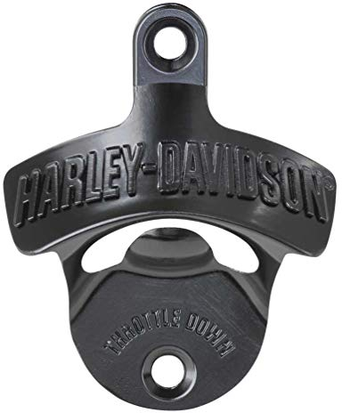 Harley-Davidson Custom Throttle Down Wall Mount Bottle Opener - Zinc Alloy