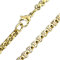 Paula & Fritz® Edelstahl Hals-Kette Damen Gold 3,5-mm Breit 485-mm Lang ca 5-Gramm Herren-Kette Hals-Schmuck Vierkant-Ankerkette Frauen Männer-Ketten