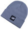 New Balanc Adult Knit Cuffed Beanie with Flying NB Woven Patch Logo, Slate