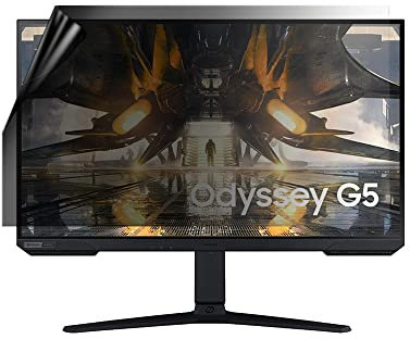 Celicious Privacy Lite 2-Way Anti-Glare Anti-Spy Filter Screen Protector Film Compatible with Samsung Odyssey G5 27 S27AG50