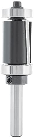 ENT 13473 Bündigfräser mit Achswinkel HW, Schaft (S) 8 mm, Durchmesser (D) 20 mm, NL 25,4 mm, SL 32 mm, mit 2 Kugellager