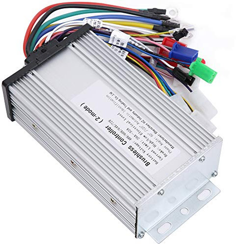 KIMISS Battery 48V DC Motor Controller von Lithium Battery Metal 12Tube Dual Mode Rectangula Brushless Speed Motor Controller für Elektroroller
