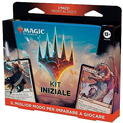 Magic: The Gathering - Kit Inicial 2023 - Aprende a Jugar con 2 mazos listos para ser utilizados + 2 códigos para Jugar Online (Juego de Cartas de fantasía para 2 Jugadores) (versión Italiana