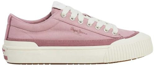 Pepe Jeans Ben Road W, Baskets Femme, Rose (Ash Rose Pink), 3
