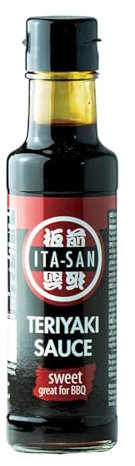 ITA-SAN Salsa Teriyaki, salsa sazonadora con aromas orientales, dulce, ideal para barbacoa asiática, 1 x 150 ml