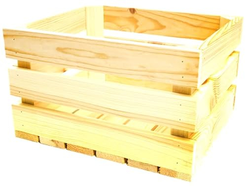 Generisch Holzkiste Weinkiste Obstkiste Gemüsekiste Aufbewahrungskiste Aus Holz Vintage Deko Outdoor Außen Innen Holzbox 30x25x18