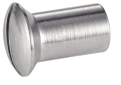 ACTON Ecrou relieur fraisé bombé fendu - Inox A2 M4 - Boîte de 100 - Vis, pointes, boulons