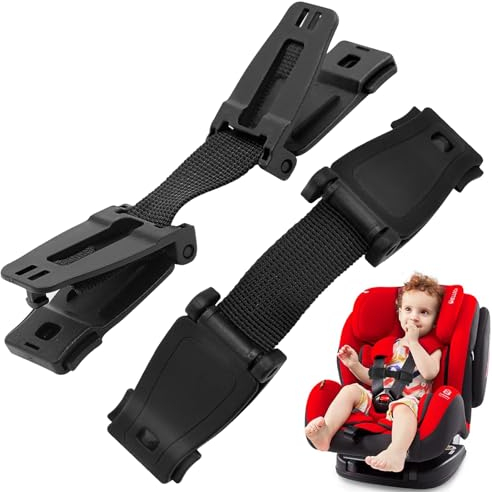 2 Pezzi Blocco Cintura Di Sicurezza Per Bambini,Fibbia Gancio Cintura Seggiolino Auto Bambino,Dispositivo Di Sicurezza Seggiolino Auto,Impedisce Ai Bambini Di Slacciare Le Cinture Di Sicurezza