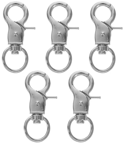 Beavorty 5 Pezzi Blocco Gabbia per Uccelli serrature per Porta di Gabbia di Coniglio Accessori per Uccelli per Gabbie chiusure di Aragosta Gancio Piccolo Lucchetto per Gabbia per Uccelli Pappagallo