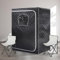 Gollense Sauna infrarouge portable pour 2 personnes, grande boîte de sauna à infrarouge lointain d'intérieur surdimensionnée à la maison, spa pour la détente, tente de sauna personnelle avec deux
