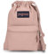 JANSPORT DRAWSACK Small Backpack, Misty Rose (Pink)