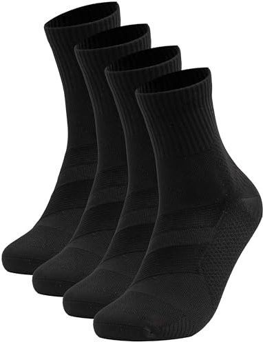Occulto Herren Fersensporn Sport Kompressionssocken 2er Pack (Modell: Ian) Schwarz 43-46