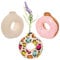 Baker Ross FX702 Keramische Donut-Vasen - 3er-Pack, Keramik-Rohlinge zum Dekorieren