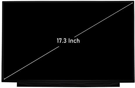 TECHNOLOGYVS 17.3 REPLACEMENT LAPTOP SCREEN FOR DELL ALIENWARE X17 R1 IPS LED LCD FHD 165HZ DISPLAY MONITOR PANEL MATTE 40 PINS CONNECTOR