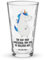Mr. & Mrs. Panda Premium Trinkglas Einhorn Mann, Premium Glas, 475 ml