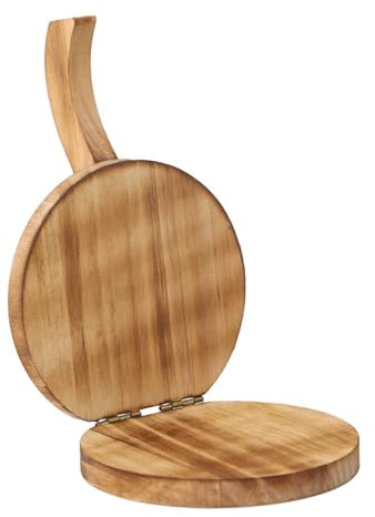 pistro Holz Tortilla Presse Maker Roti Maker Bio Holz Tortilla Presse Maker Ergonomisch Multifunktional Teigpresse für Ravioli Tortillas Pfannkuchen