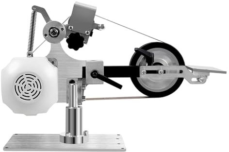 Messerschleifer Bandschleifer Bandschleifmaschine Band-Tellerschleifer Bausatz für Metallverarbeitung Schmuckherstellung Rostfreier Stahl