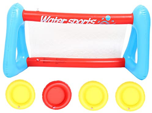 UPKOCH 1 Jeu Football Aquatique Jouets Gonflables Filet De Volley Gonflable Jouet De Volleyball De Jeu De Natation Jouets De Football Jouet Flottant De Piscine Filet De Volley Piscine PVC