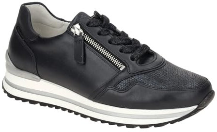 Gabor Damen Low-Top Sneaker, Frauen Halbschuhe,Sportschuhe,Freizeitschuhe,Turnschuhe,Laufschuhe,Freizeit,sportlich,Ocean/Midnight,43 EU / 9 UK
