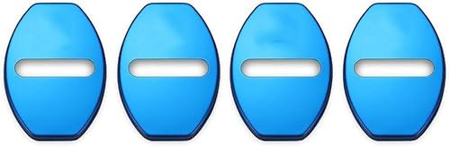 BDVIK Auto Türschloss Abdeckung Kappenabdeckung für Mercedes-Benz ML-Class (W164) 2005 2006 2007 2008 2009 2010 2011,Wasserdicht Anti-Rost Leise StoßdämpferPads Innenraum Schutz Zubehör,A/Blue