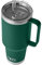 YETI Rambler Straw Mug, Stainless Steel Vacuum Insulated Mug with Stronghold Lid, Black Forest Green, 42 oz (1242 ml)