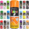 Pack of 4 Spray Paint Original Orange Gloss Aerosol 400ml Cans - Quick Dry, All Purpose Spray Paint for Interior and Exterior Ideal for Wood, Metal, Plastic, Indoor & Outdoor Use