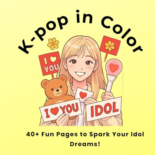 K-pop in Color: 40+ Fun Pages to Spark Your Idol Dreams!