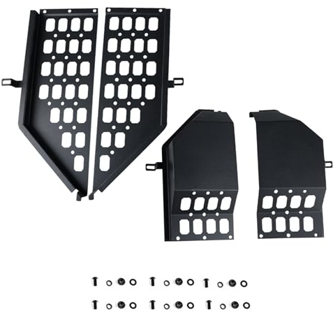 Aartner Aufbewahrungsbox für Jeep Wrangler, Aufbewahrungsbox aus Eisen für die Vordertür Türseiten-Organizer für Jeep Wrangler JL JLU 4XE 2018-2024