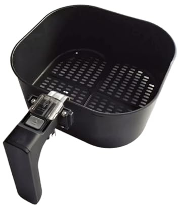 Kompatibel mit Philips, HD9270 HD9280 Air Fryer Backkorb, Frittierkorbrahmen, schwarzer Griffzubehör