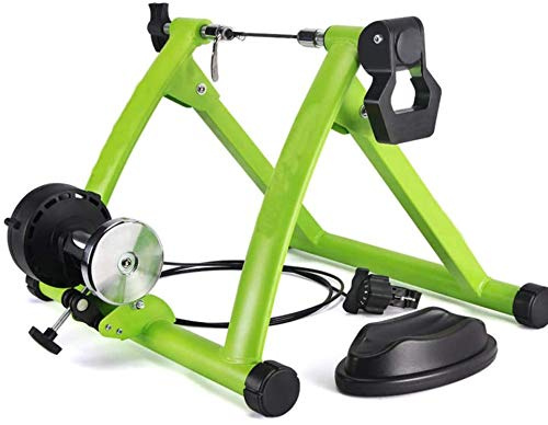 MQDLJSE Home Trainer à Rouleaux avec résistance magnétique - 6 Vitesses - Entraînement à Domicile - Vélo de Course pour l'entraînement à Domicile