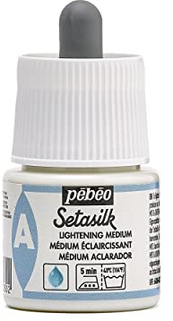 PEBEO 181-030 45 ml Setasilk Silk Painting Diluent Bottle, Transparent