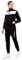 Givova Herren Visa takım elbise Sportset, Mehrfarbig (Schwarz/Orange Fluo), 3XS