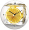 ARTLAND Wanddeko Wanduhr ohne Tickgeräusche Glas Quarzuhr Ø 30 cm Rund Lautlos Obst Früchte Zitrone im Eiswürfel Frucht Kreativ T5XT