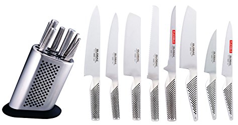 Global 9-teiliges Messerblockset